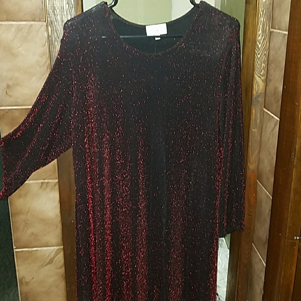 Jaclyn Smith Glitter Effect Dress